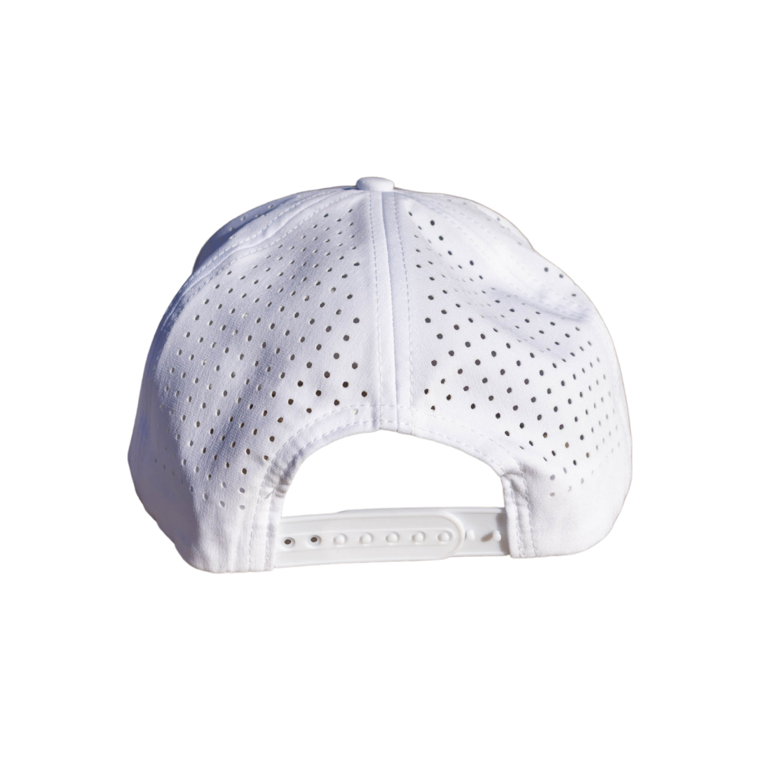 Geowolf Golf Cap White Back Shot